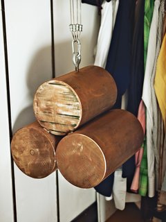 The bed is counterbalanced by a 300-pound weight.