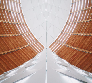 Photo of the Week: Modern Wood and Glass Cathedral - Photo 1 of 1 -