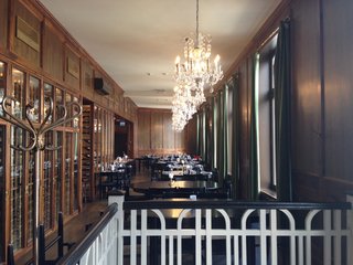 5 Places to Visit in Oslo - Photo 3 of 7 - The more formal upstairs dining room is another story. The wood that lines both walls and floors is at once rich and raw-looking. At the same time, green-leather seating brings a clubby elegance. Built on classic Italian recipes, the dishes reveal the excellence of fresh ingredients, from Norwegian dill and asparagus to pecorino flown in from the Italian countryside.