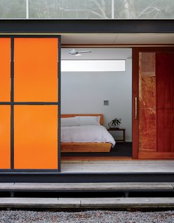 The home’s double-skin structure makes the most of Tasmania’s variable climate.