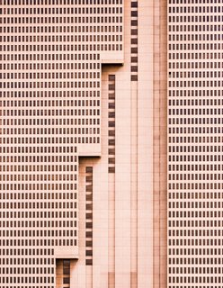 Building With Steps, 2014. "The tallest building in Fort Worth, Texas, this simple brutalist architectural design is a unique addition to the vibrant and growing downtown landscape, with a strong, repetitive pattern of windows being interrupted by meticulous, powerful vertical lines," says Olic.