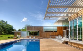The residence is built on the same lot as the William Theisen mansion, a sprawling 20,125-square-foot house that was the largest in Omaha when it was completed in 1983. A family currently resides in the seven-bedroom, five-bathroom house, which features a swimming pool located on the western side of the house.