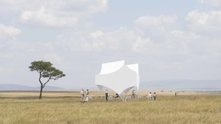 Bettina Pavilion by Michael Maltzan Featuring the fluid white curves often associated with Michael Maltzan’s work, the Bettina Pavilion was designed to provide a striking shaded canopy in the great outdoors, whether that’s in an open field or on the beach.