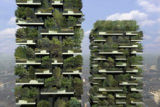 Pair of Skyscrapers Sneak a 2,800-Plant Park into Milan - Photo 5 of 5 -