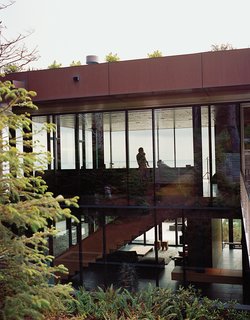 "We wanted the exterior to be the artwork," Ryan says.