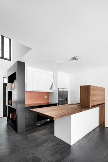 A Monochromatic Renovation for a 19th-Century Montreal Home - Photo 5 of 7 -