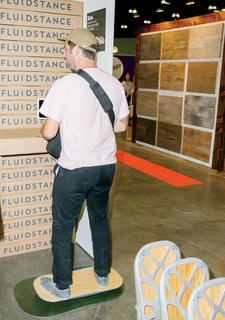 The Level platform from FluidStance is meant to increase one’s range of healthy motion in the workplace