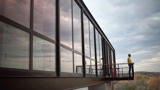 Wiedemann strongly believes that a window is the threshold between inside and outside, and that it’s important to utilize a selection that emphasizes an open connection with your surroundings—particularly for an artist who depends on natural light. He chose to use Kolbe Windows & Doors' VistaLuxe® Collection, which has clean, narrow site lines that seem to disappear.