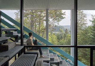 Dozens of Levels Give a Quebec Home Stadium-Sized Views of the Forest - Photo 5 of 7 -