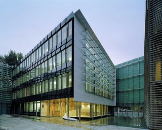 Royal Swedish Embassy in Berlin The Royal Swedish Embassy in Berlin is part of the Nordic embassy complex at Tiergarten. The complex features fives Nordic country buildings and one shared building. to connect with the existing buildings, all the buildings use copper laminae. Wingårdh's design stands out while fitting in by using various materials on different sides of the building. The south facing side towards the Finland embassy features limestone while the side facing Norway is clad in diabase.