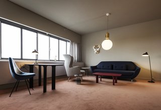 Jaime Hayon is Given the Keys to an Iconic Copenhagen Hotel - Photo 5 of 9 - "I designed the room the same the same way I think about my own house," Hayon says. "I wanted a nice place to read, a lovely desk to write on, and a sofa for relaxing or conversation—plus some beautiful accessories and plants."