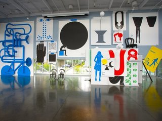 A Look at This Year's National Design Award Winners - Photo 7 of 9 - Communication Design: Geoff McFetridge The output of Los Angeles-based graphic designer and artist Geoff McFetridge takes myriad forms, from whole building facades, to museum installations-like this 2008 multimedia show, In the Mind, at the Seattle Art Museum-to posters, books, and packaging. Through his design studio, Champion Graphics, McFetridge has always maintained an independent practice. 
