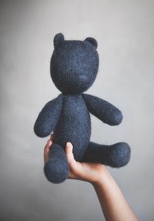 Afteroom's wool Teddy is completely made by hand and embodies the hopeful and cheerful purpose of the project. 