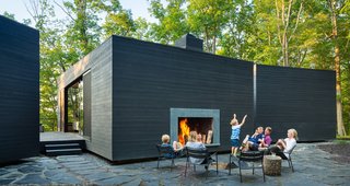 Katie and Danny MacNelly met as University of Virginia architecture students and started their own practice, ARCHITECTUREFIRM, along with another former UVA classmate. Together, the couple designed and built their family’s country retreat, a three-volume residence near Virginia’s James River.