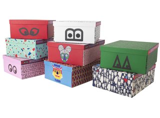 The line also includes stationery and other paper products, including a line of decorative boxes that sell for $10.99 each. 