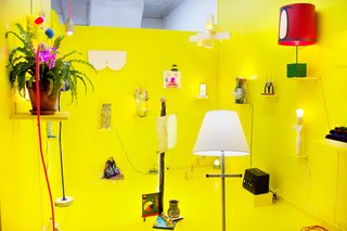 There Are No Random Knickknacks at This Dollar Store - Photo 1 of 5 - At 99¢ Plus, Zoe Alexander Fisher curated The Lamp Show, which featured a range of lighting options, ranging from the functional to the conceptual.
