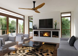 To further enhance the energy-savings of their American-made Haiku fan, Big Ass Solutions recently introduced SenseME™, a smart technology that responds to climate fluctuations, learns residents' comfort preferences, and automatically turns the fan on and off as needed. Winter Mode, accessible via the SenseME app, speeds up the fan and pushes hot air downward when the room is empty, so as not to disturb users. It's even compatible with the Nest Learning Thermostat.