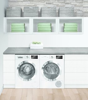 Together, Bosch's sleek 24" kitchen and laundry suites address the trend toward smaller living by extending modern, European-style design to even the closest quarters. 
