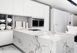 High-performance materials like Dekton by Cosentino are new alternatives for granite. The surface is scratch-resistant and easier to clean than stone.