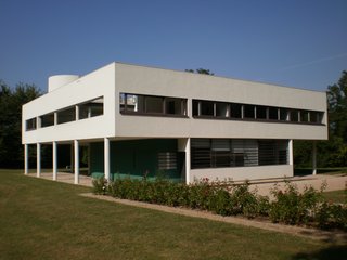 As one of the architect's most recognizable achievements, Villa Savoye, famously realized Le Corbusier's <i>piloti</i> concept, a series of columns support the upper floor while providing the ground floor to have open space. 