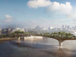 Gardens Will Grow Over Water - Photo 1 of 1 - New projects by Thomas Heatherwick, including London’s Garden Bridge, are greening the urban environment, but not without controversy.