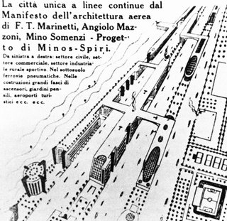Manifesto of Aerial Architecture by F.T. Marinetti, Angiolo Mazzoni, Mino Somenzi (1934)