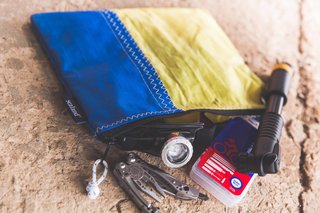 Designer Jasper Eales and big wave surfer and businessman Mike Schlebach have teamed up to create a new brand, Sealand, that produces products made of hemp, organic cotton, and upcycled waste-materials, including old stretch tents, sail cloth, and advertising billboard mesh.