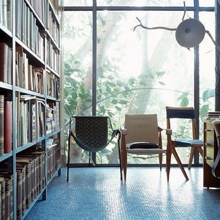 "Lino Bo Bardi's 'Casa De Vidro' ('Glass House') in the São Paulo rainforest from 1951."
