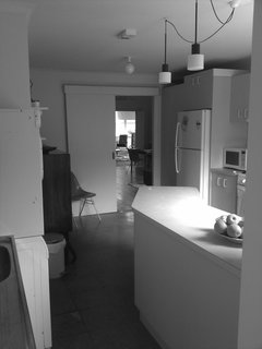 The architects overhauled the rear of the residence with an open addition that extends the once-cramped kitchen. 