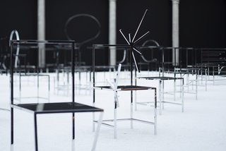 Pull Up a Chair: An Interview With Designer Oki Sato - Photo 5 of 6 - The chairs are completed with a mirrored finish. 