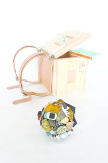 New Survivalism was commissioned by the Istanbul Foundation For Culture and the Arts (IKSV) for the 2nd Istanbul Design Biennial in 2014. The project describes an apocalyptic future and features six survival kits each designed for worst-case scenarios. The Object Guardian (above) is a kit designed for a curator set on still recording history, even after a disaster. 