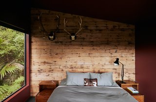 "When you’re lying in bed at night, you can’t tell where the wall ends and the ceiling starts," Mark says. "The corners disappear." 