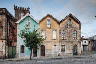 This Revived 19th-Century Home Keeps Its Character Even With a Minimalist Interior - Photo 6 of 6 - The restored exterior of a renovated home in Braga, Portugal. 