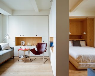 A Pivoting Wall Makes This Tiny Studio a Fit For Any Occasion