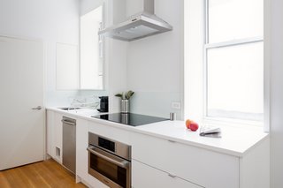 The space-saving appliances are all from Bosch’s 500 and 800 series.