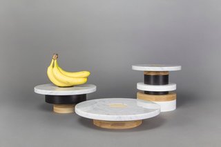 WantedDesign Holiday Market 2016 - Photo 2 of 6 - Sass Pedestals, designed by MPGMB, available from Souda. 