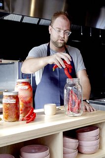 Santos initially focused on pop-up restaurant happenings, before he decided to open his own restaurant. Through a deft use of social media and an increasingly appreciative local community of food lovers, his series of events grew wildly popular in Cincinnati and beyond. 