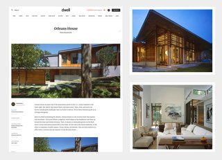 Add a Home to Dwell - Photo 1 of 2 - The award winning Orleans House submitted and designed by Charles Rose Architects.