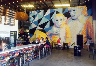 This artsy location certainly lives up to the colorful inspiration behind the brewery—Modern Times gets its namesake from a late 19th-century utopian community in New York. Everything from the the wild decor to the names of their beers are directly inspired by this example of the ideology.