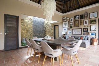Villa Amara in Ubud has a 30-foot-long pool, a gazebo, an open-air living and dining area, fast Wi-Fi, and enough space to fit six guests in four bedrooms. 