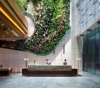 10 Modern and Stylish Places to Stay in Hong Kong - Photo 1 of 10 - Located in Tsim Sha Tsui is Hotel ICON, a luxury hotel that’s designed to celebrate the local culture while creating an intimate experience. Designed by Freeman Lau, it showcases over 100 works by local artists and boasts a fully-electric transportation fleet in order to reduce their carbon footprint. Shown in the cover photo is the Designer Suite by fashion designer Vivienne Tam. The 27th-floor suite is inspired by her New York City apartment and references modern design with Chinese accents and feng shui principles.