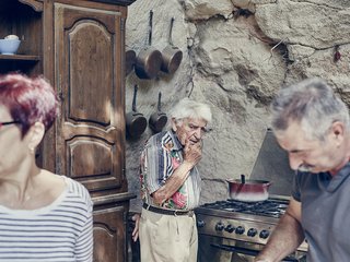 Marrying home cooking and an archaeological field trip, Mas de la Pyramide in Bouches-du-Rhône is probably the world’s only restaurant found in an ancient Roman quarry. For proprietor and chef Lolo Mauron, the caves are both his business and his birthright. Lolo, 92, has spent his entire life here, surrounded by an incredible hodgepodge of old farm tools, collectible cars, and other bric-à-brac from the caverns’ history. 