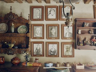 A wall of portraits pays tribute to Lolo’s ancestors. "All the men in my father’s family were called Joseph Honoré," he says, "but my mother wanted to call me Laurent, after her brother." The family tradition prevailed, but his mother insisted on calling him Lolo (pronounced Lu-lu).