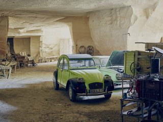 Hearty stews and fragrant cheeses aren’t the only attractions at Mas de la Pyramide. For 3 euros, visitors can also tour the "agricultural museum," a massive cavern full of historic tools for sowing and harvesting crops, from scythes to tractors. 