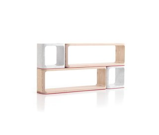 10 Functional Pieces For Small Space Living - Photo 11 of 11 - Need a place to sit, set your coffee, or house your collection of paperbacks? Jeff Miller's modular Platone Unit for Cerruti Baleri acts as a bench, bookcase, and coffee table all in one.