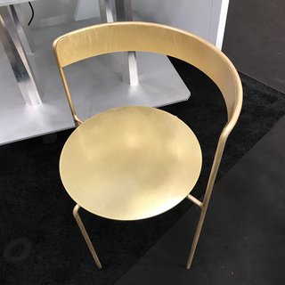 The Brass Avoa chair, designed by Pedro Paolo Venzon for Matter. 