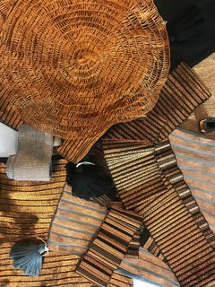 Lulu Mena, an El Salvador-based textile company, presented a recycled-copper textile. They make everything by hand using sustainable practices, working with local artisans. 