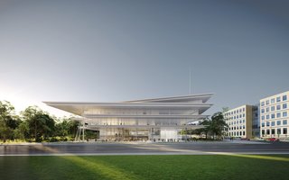 Along with demolition work on the existing buildings, construction is now underway that will usher in a new headquarters for Midwest convenience store chain, Kum & Go. This photorealistic rendering gives a glimpse of the five-story building at 1459 Grand Avenue, officially dubbed the Krause Gateway Center.