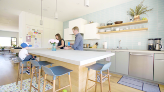Revamping the San Francisco Vernacular, Modern Design and Technology Serves A Busy Family - Photo 4 of 7 - "Sometimes you catch hilarious moments when you’re watching them with Nest Cam IQ," says Cameron.*