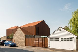 Explore a Prefabricated House For Sale in England That's Clad With Cor-Ten Steel - Photo 1 of 11 -